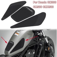 Motorcycle Accessories Gas Tank Protect Sticker Fuel Cap Cover Pad For Honda REBEL500 REBEL300 REBEL