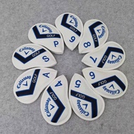 🇲🇾 Golf Club Iron 4-9-PAS Head Cover Callaway V Cross White Black 9 Piece Set