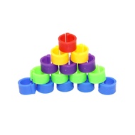 200 Keping 8 Mm Cincin Kaki Merpati Burung Cincin Pengenalan Warna Pembukaan Cincin Kaki Merpati Bek