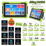 JDiag M400 Motorcycle Diagnostic Tool, 8.0" display / Read ECU version information, ECU reset, ABS s