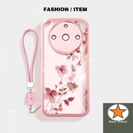 YYsimpleCute Casing For Oppo Realme 11 4G 5G Realme 11 Pro Plus 5G Realme 11 Pro+ 5G Flower Vine Pla