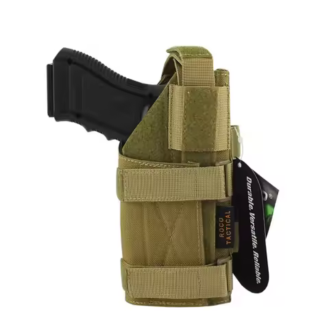 VULPO Tactical Gun Holster Molle Modular Belt Pistol Holster and 9mm Magazine Pouch For M9 1911 Gloc
