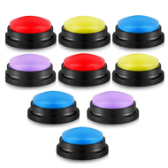 8 PCS Answer Buzzers Button Answer Buzzer Game Show Buzzer Recordable Button Classroom Buzzers for C