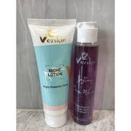 Hb vskin putih Extra whitening ( Hb malam plus sabun )