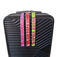 1" Velcro Type Personalized Lugagge Tag - Monogram Letter Design