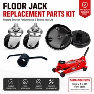 2Ton/3Ton Floor Jack Hydraulic Spare Part Roda Caster Saddle Pad Spring Repair Kit Untuk Jack Lantai
