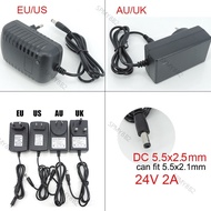 AC to DC 24V 24 volt 2A 2000ma Power Supply Adapter Transformer Charger AU UK EU Plug  MY8B2