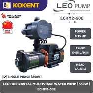 LEO HORIZONTAL MULTISTAGE WATER PUMP (1"X1")(16UF) (0.55KW/0.75HP/240V/1PH/50HZ) (5-55L/MIN - 40-19M