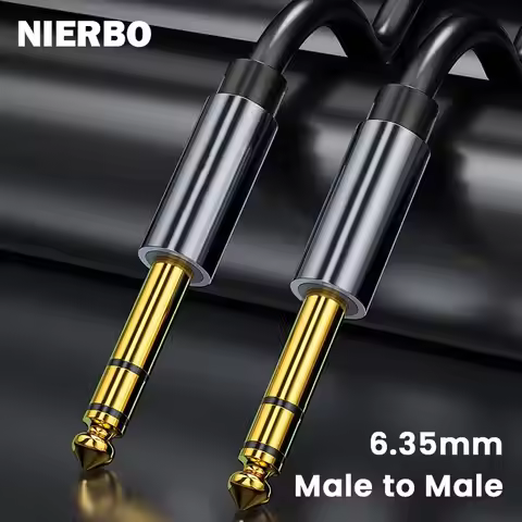 6.35mm to 6.35mm 1/4 Inch Cable Instrument Cable 1/4 Inch Guitar Instrument Cable Premium 6.35mm Mon