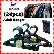(24pcs)Durable Clothes Dying hanger/hanger baju/penyangkut baju/clothes hanger