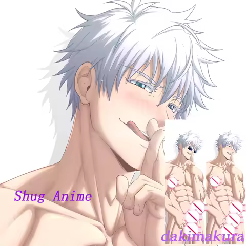 Dakimakura Anime SATORU GOJO futa 88 Double-sided Print Life-size Body Pillow