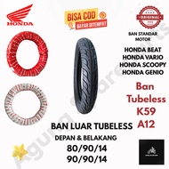 HONDA AHM FEDERAL TUBELESS K59 A12 80/90 90/90 Ring 14 BEAT VARIO SCOOPY GENIO