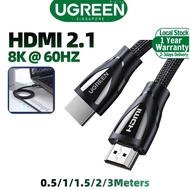 UGREEN HDMI 2.1 Cable 8K/60Hz 4K/120Hz 48Gbps HDCP2.2 HDMI Cable Cord Audio Video Cable