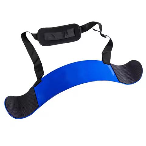 HW-Biceps Training Board Forearm Biceps Training Board Bodybuilding Retainer Plate Blue