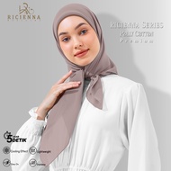 Ricienna Official Polly Cotton Square Hijab Polly Cotton Material