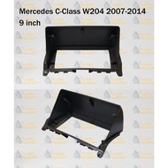 Frame head unit android 9 inch Mercedes Benz C Class C200 C280 W204 2008 - 2014