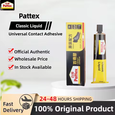 Original Pattex Contact Glue Repair Solvent-Based General Purpose Shoe Repair Adhesive 125ml