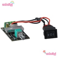 AHTY Motor Speed Regulator, 6V 12V 24V 28V DC PWM Speed, Adjustable 3A 80W Controller PWM