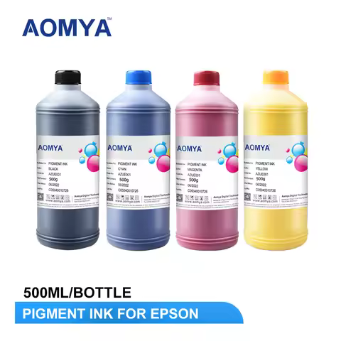 Aomya 5210 Pigment Ink For Epson WorkForce Pro WF-C5290 C5790 C5210 C5710 Waterproof Ink T9441 T9451