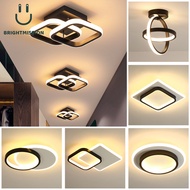 LED Ceiling Light Nordic Modern Tricolor Chandelier Aisle Lights for Bedroom Porch Aisle Lighting