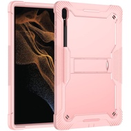 for Samsung Galaxy Tab S8 Ultra 14.6 2022 Case, Impact Resistant Rugged Hybrid Case Built-in Stand for Galaxy Tab S8 Plus/S7 FE/S7 Plus/Tab S8/S7 11/Tab S6 Lite/Tab A8/Tab A7 Lite/Tab A7/Tab A 8.0