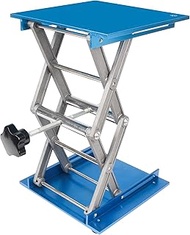 XUNKUANER Lab Jack, 7.87x7.87 inch Aluminum Oxide Lifting Platform Lab Lifter Stand Table Scientific