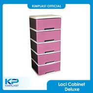 KIMPLAST Laci Cabinet Deluxe Susun 5/ Laci Plastik Susun 5/ Laci