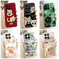 For Honor X7D LGN-NX1 Cute Cartoon Cat Rabbit Pattern Phone Casing HonorX7d X 7d 4G 5G Lens Protecti