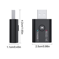 💖【Lowest price】MH USB Bluetooth 5.0 Transmitter Receiver หูฟังทีวี Car Bluetooth Receiver