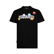 Dsquared2 quadratic men's logo printed cotton short sleeved T-shirt for men