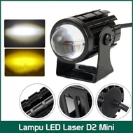 Lampu Tembak Laser Led Mini 2 Warna - Lampu Tembak Sorot Foglamp Mini D2 Laser Gun