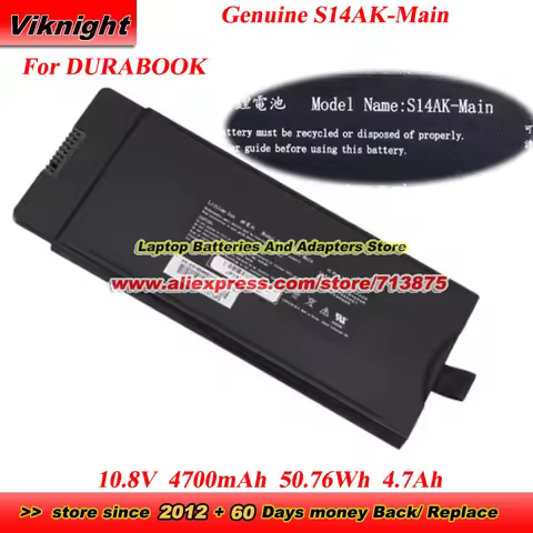 Genuine S14AK-Main Battery 3ICP11/34/49-2 2305086101 for S14I Battery 10.8V 4700mAh 50.76Wh 4.7Ah