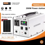 Power Station 78800mAh Large Capacity Portable 200W/220V Outdoor Power Station Solar Generator