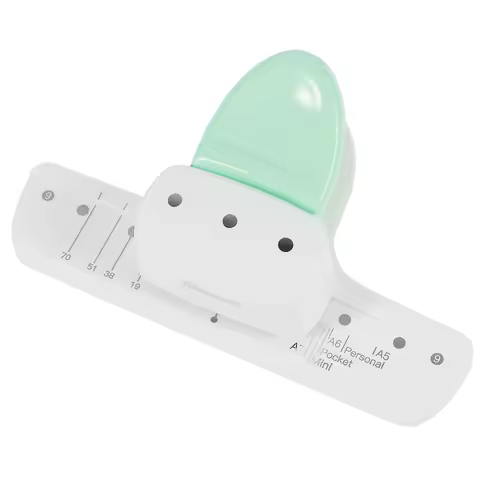 3-Hole Mini Paper Puncher Handheld Desktop Puncher 8-Sheet Capacity Multipurpose Binder Puncher for 