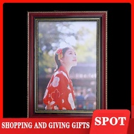 Set up solid wood frame hanging wall 5 6 7 8 10 12 16 inch punch graduation A3 license frame.1