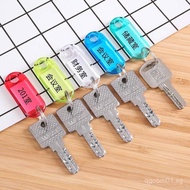 2VX4 READY STOCK Store hotel key card crystal number Plate crystal number classification Plate Label