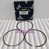 Complete PistonRing 1 Set Kobelco SK200-6 SK200 6 6D34 6D34T ME996442 MITSUBISHI MITSUBISHI MITSUBIS