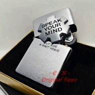 Zippo Marlboro speak your mind 2004 Emblem original korek api USA