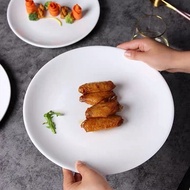 Ceramic Plate Dinner Plate White Coupe Plate Dessert Plate