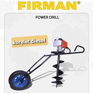 mesin bor tanah Earth auger biopori FIRMAN FPD 62SP Drill 12inch 300mm