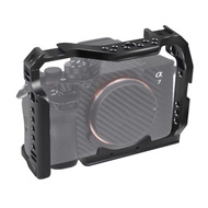 Camera Cage Rig Aluminum Alloy with Cold Shoe for sony A7SIII A7R IV Mark IV
