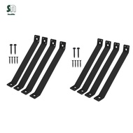 Sunnimix 4Pcs 45 Degree Angle Support Brackets for Wood Post And Beam Beam Hanging Fixtures DIY Supp