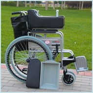 ST-🚤Wheelchair Manual Wheelchair Folding Lightweight with Toilet Elderly Disabled Paralyzed Patients Lying Scooter Troll