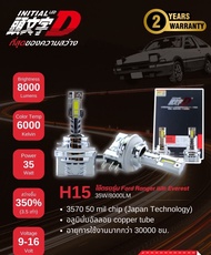 InitialD หลอดไฟสูง LED H15 สำหรับ FORD RANGER และ EVEREST