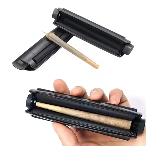 110mm Portable Manual Cigarette Tobacco Herb Roller Cone Rolling Machine Hand Making Rolling Tool Sm