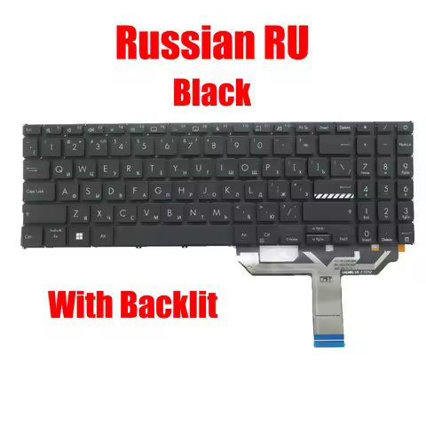Laptop keyboard For ASUS Vivobook 16X OLED M3604 M3604YA United States US\Russian RU