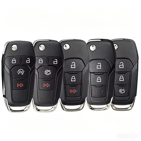 2/3/4 Button Flip Key Shell Case For Ford F150 F250 F350 Explorer Ranger KA Mondeo Focus Fiesta Ever