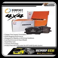 Compact Premium II BRAKE PAD 4X4 PICKUP DIESEL MODEL FRONT BRAKE PAD HIGH QUALIY QUIET CONFIDENCE LE