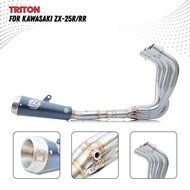 Kawasaki Zx25r exhaust, Kawasaki zx25rr exhaust, full system, Original Triton