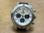 NOS 倉底 BMW 寶馬 BMW Classic Collection 梗圈 RACING 白面 石英 計時手錶 39MM